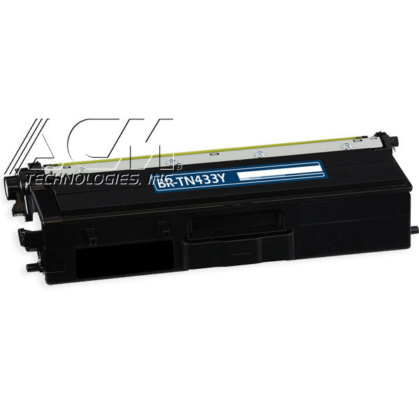 Compatible Brother TN433 (TN433Y) Toner Cartridge, Yellow 4K High Yield