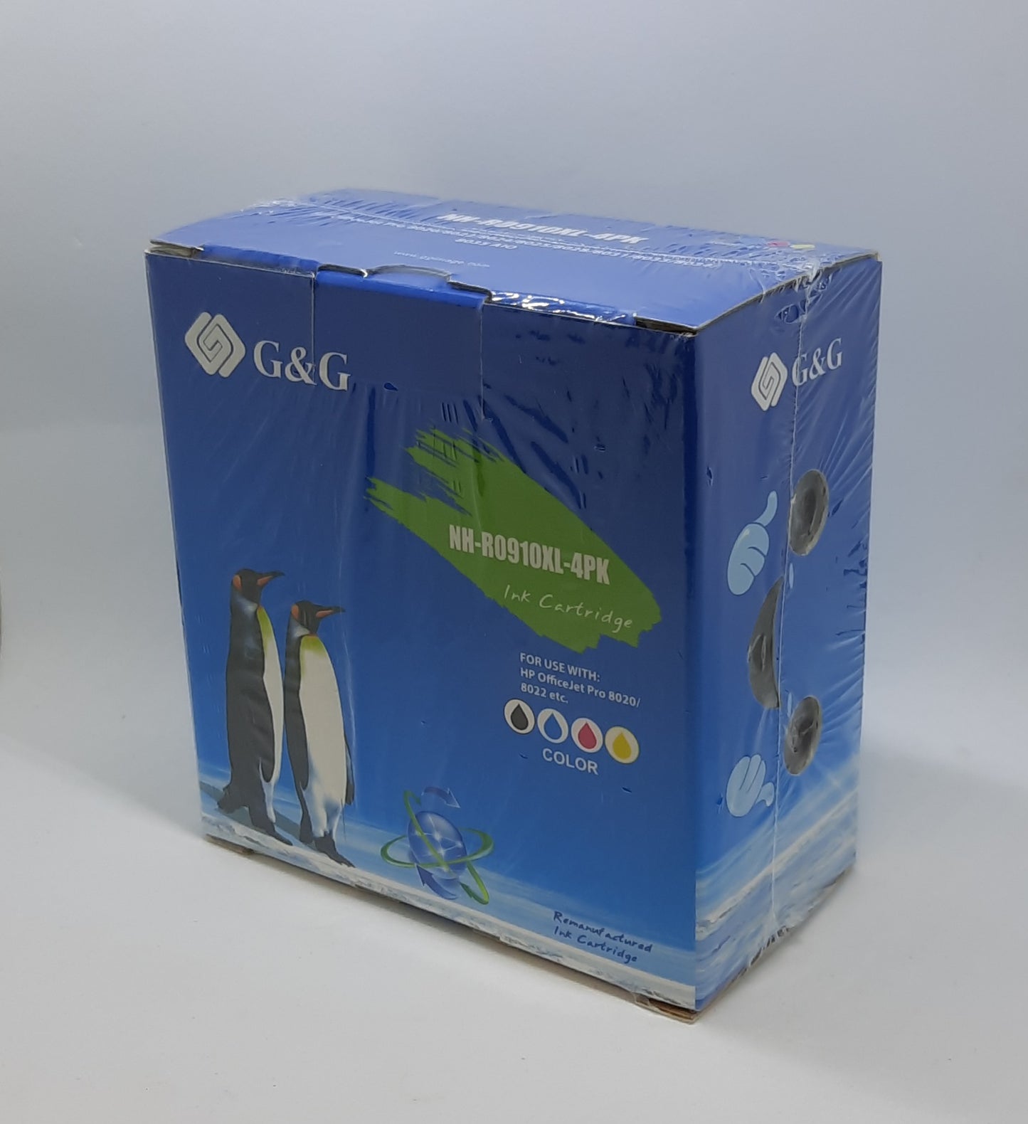 Premium HP 910XL (3YL62AN / 3YL63AN / 3YL64AN / 3YL65AN) Compatible HP BK/C/M/Y 1 of Each Ink Cartridges