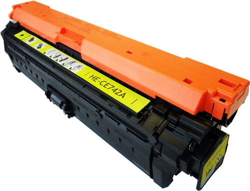 HP 307A Yellow Toner Cartridge (HP CE742A) Remanufactured or compatible