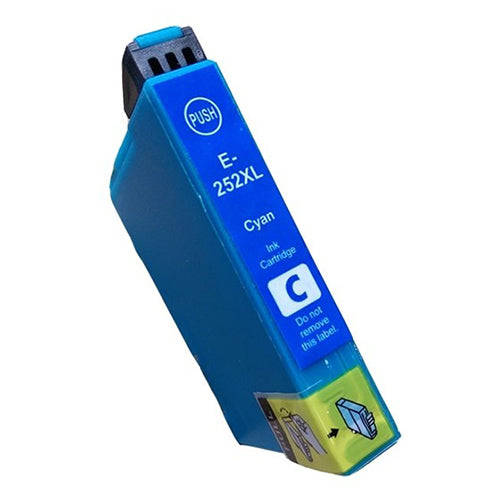 Epson 252/252xl T252/T252XL Cyan (T252xl220) Discount Ink Cartridges Remanufactured or compatible