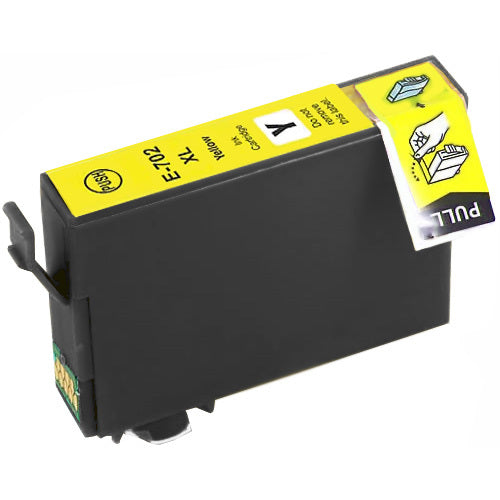 Epson 702/702XL, T702/T702XL Yellow (T702XL420) Discount Ink Cartridges Remanufactured or compatible