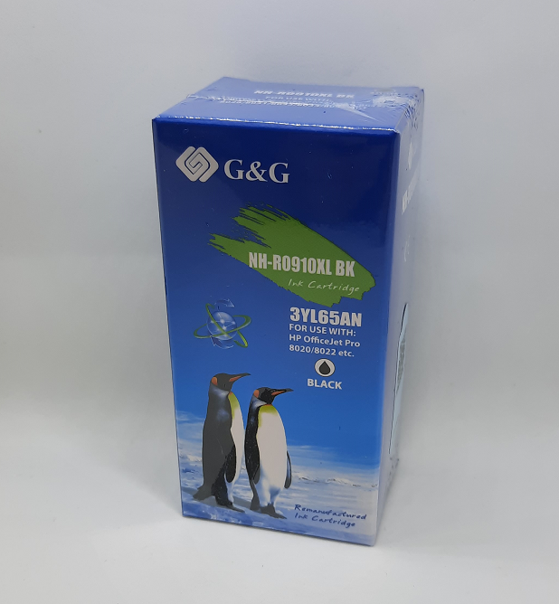 HP 910XL Black Ink Cartridge (HP 3YL65AN High Yield) Remanufactured or compatible