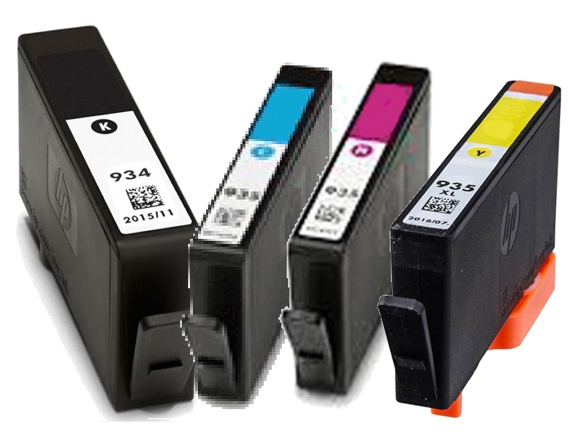 Compatible for HP 934xl 935xl Combo Pack, for Officejet Pro 6830 6230 6835 6812 6815 6820 6220 6800 (1x Bk/C/M/Y, 4-Pack) c2p23an
