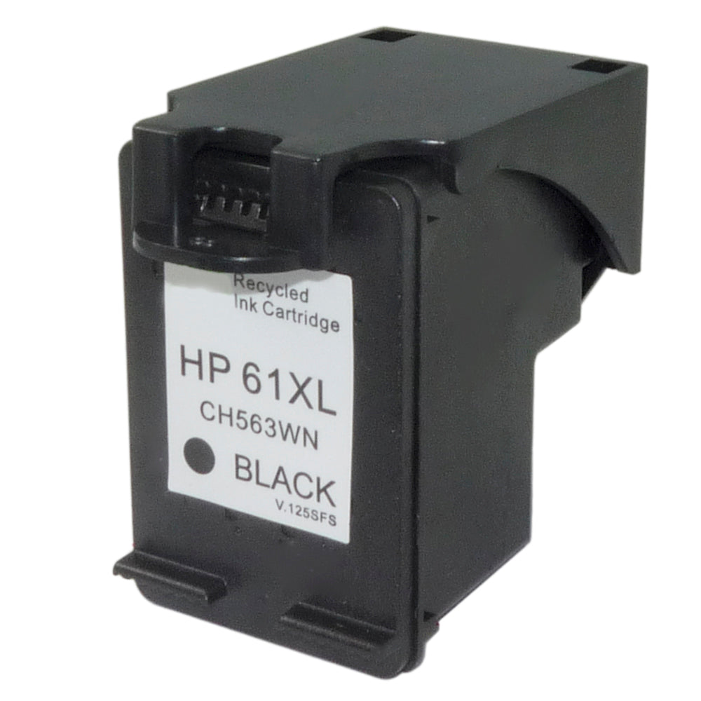 HP 61XL Ink Cartridges (HP CH563WN Black) Remanufactured HP 61