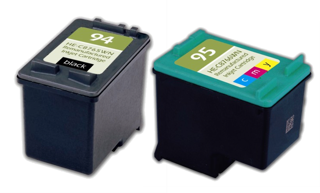 Replacement for HP 94 95 use with HP OfficeJet 100 H470 7310 7410 150 7210 Photosmart 8150 8450 2710 DeskJet 460 6540 9800 Printer