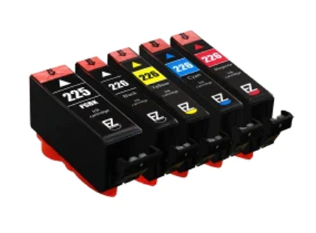 Canon PGI-225 / CLI-226 (1 pcs each of pgi225bk, cli226 bk/c/m/y) Discount Ink Cartridges