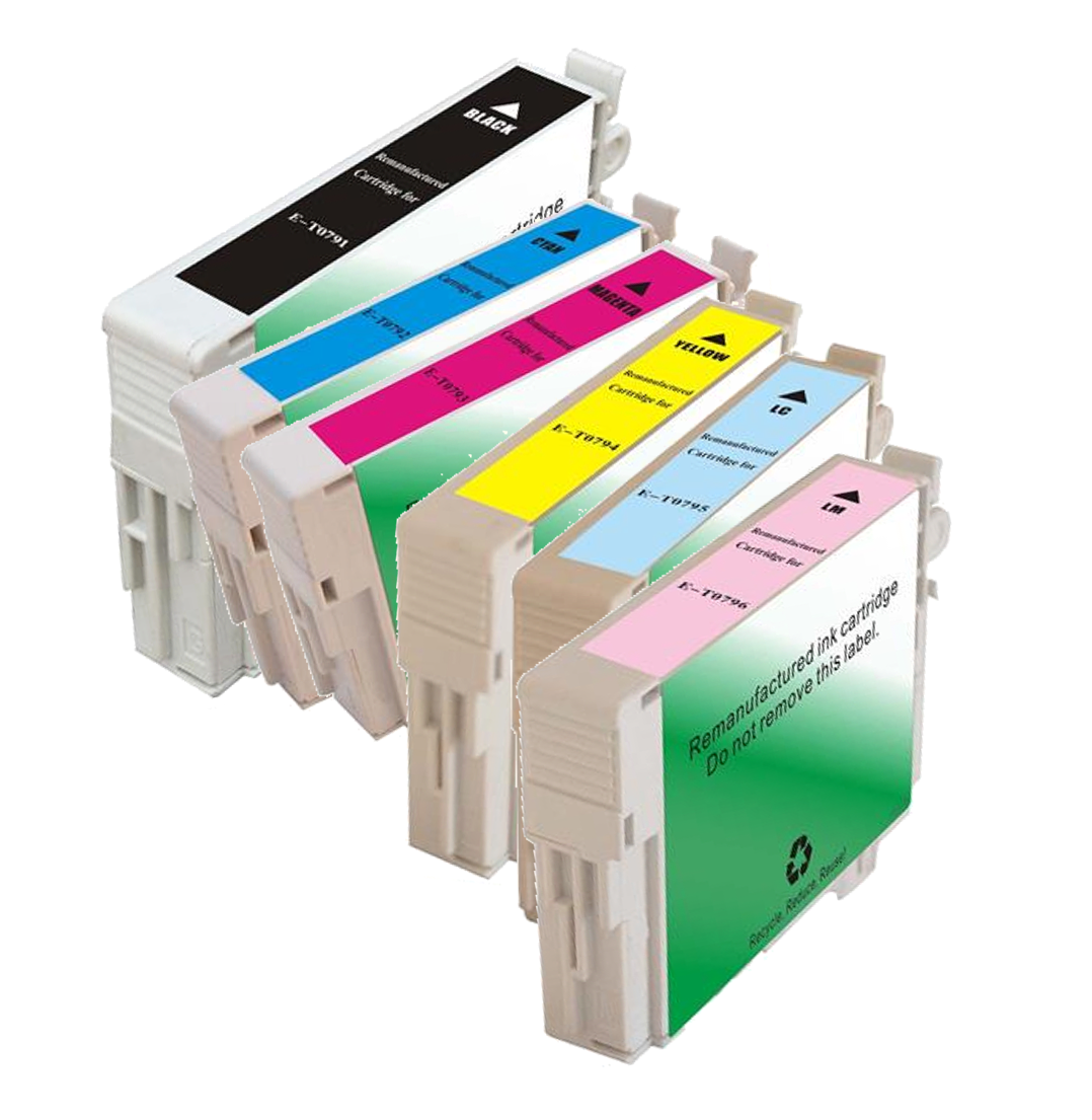 6-Pack Epson 79 T0791 / T0792 / T0793 / T0794 / T0795 / T0796 (BK/C/M/Y/LC/LM)