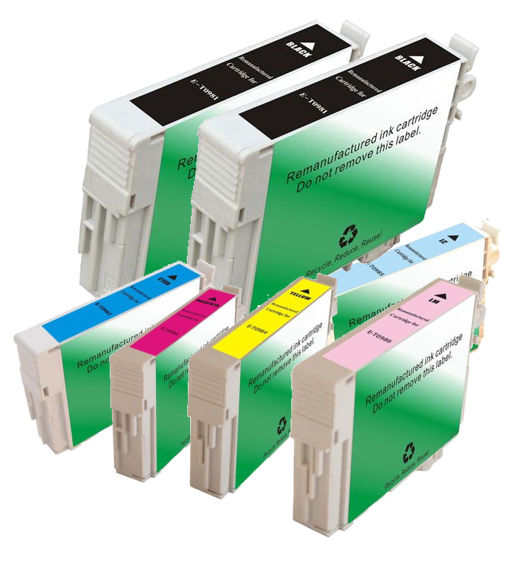 Compatible Epson 98/99 Combo Pack 2x T0981, 1x T0992 / T0993 / T0994 / T0995 / T0996 (7PK Combo) Discount Ink Cartridges