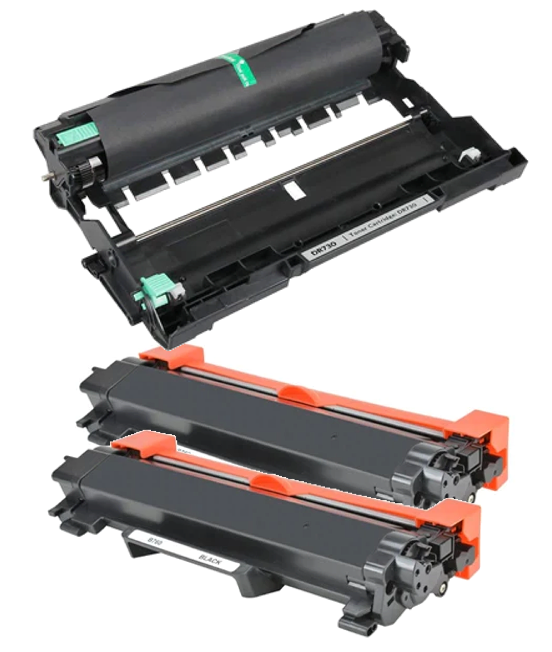 Brother TN760 Toner & DR730 Drum Combo, 5 Pack