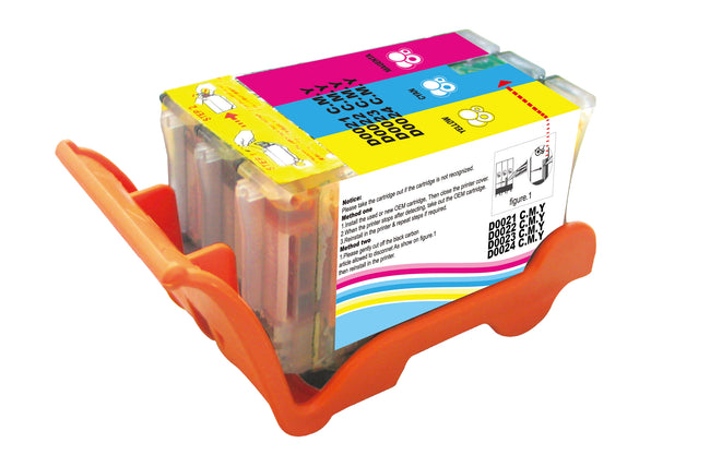 Compatible Dell T094N, 330-5886, 330-5893, 330-5266 Discount Ink Cartridges  21, 22, 23, 24 Color