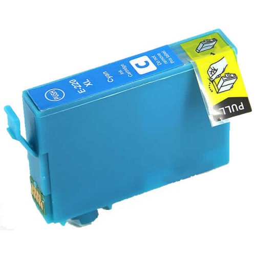 Epson 220/220xl T220/T220XL Cyan(T220xl220) Discount Ink Cartridges Remanufactured or compatible