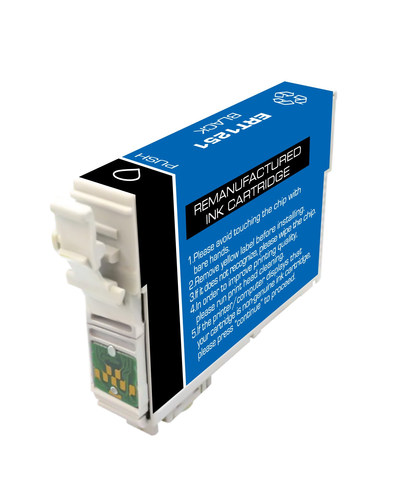 Epson 125 / T1251 Black (E-T1251) Discount Ink Cartridges Remanufactured or compatible