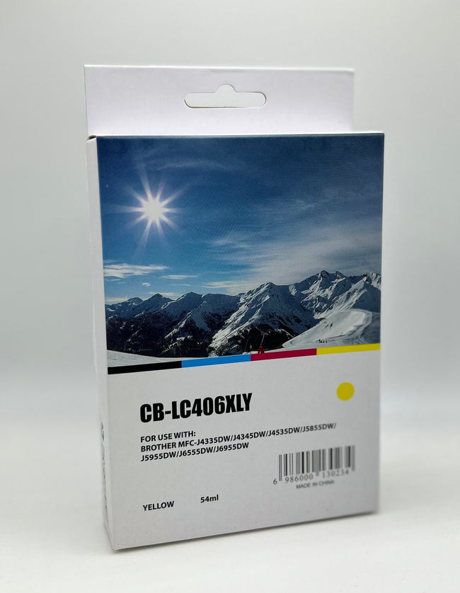Compatible LC406XLY High Yield Yellow Ink Cartridge