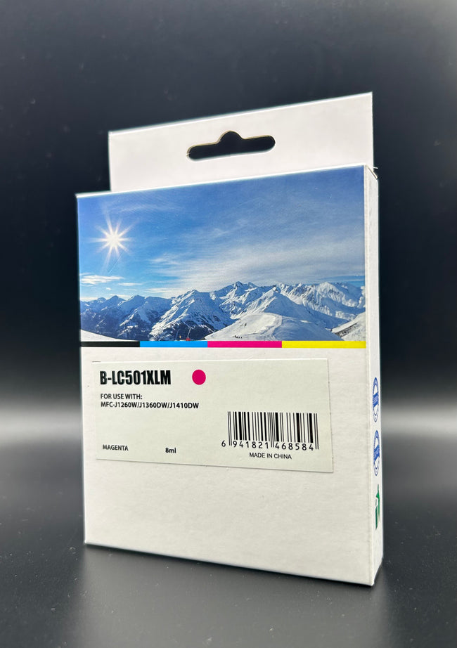 Compatible for Brother LC501 LC501XL Magenta ink cartridge