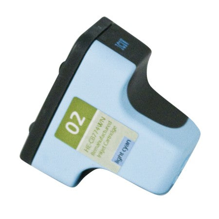 HP 02 Light Cyan Ink Cartridges (HP C8774WN) Remanufactured or compatible