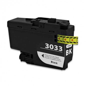 Black Super High Yield Inkjet Cartridge compatible with Brother LC3033Bk