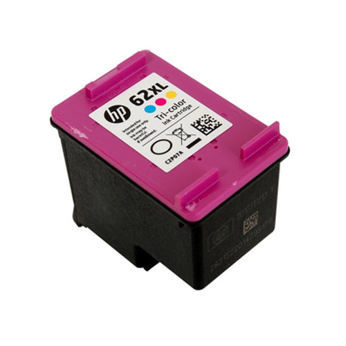 HP 62XL Color Ink Cartridge (HP C2P07AN) Remanufactured HP 62