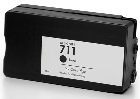 HP 711 Black Ink Cartridge (HP CZ133A) Remanufactured or compatible