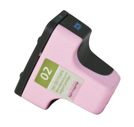 HP 02 Light Magenta Ink Cartridges (HP C8775WN) Remanufactured or compatible
