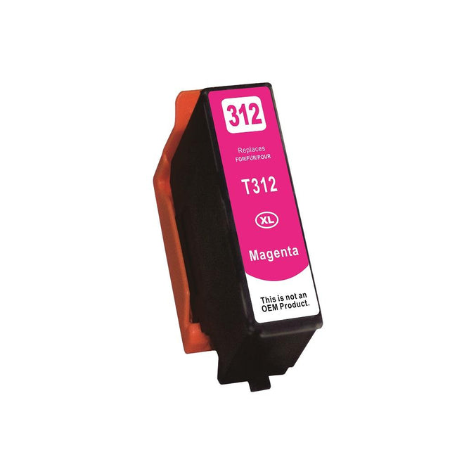 Magenta High Yield Ink Cartridge compatible with Epson T312XL320-S (Epson 312XL)