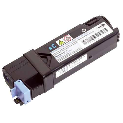 Compatible Cyan Printer Cartridges For The Dell 2130cn / 2135cn Printer (T107C, 330-1437, 330-1390, FM065)