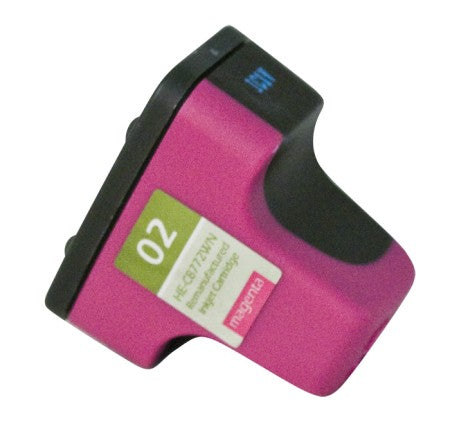 HP 02 Magenta Ink Cartridges (HP C8772WN) Remanufactured or compatible