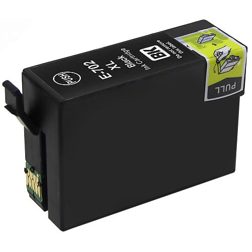 Epson 702/702XL, T702/T702XL Black (T702XL120) Discount Ink Cartridges Remanufactured or compatible