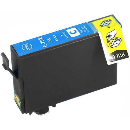Epson 702/702XL, T702/T702XL Cyan (T702XL220) Discount Ink Cartridges Remanufactured or compatible