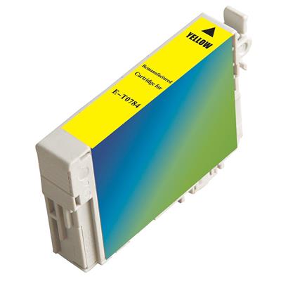Epson 78 / T078 Yellow (T0784) Discount Ink Cartridges Remanufactured or compatible