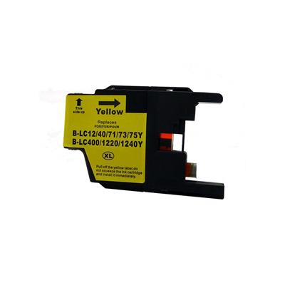 Compatible Brother LC75 Yellow High Yield Ink Cartridge