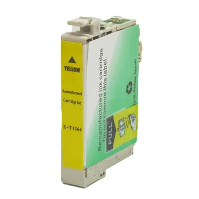 Epson 126 Yellow Ink Cartridge (T1264) Remanufactured or compatible