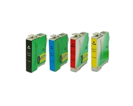 Remanufactured Ink Cartridge Replacement for Epson 68 T068 (1x BK/C/M/Y, 4-pack)
