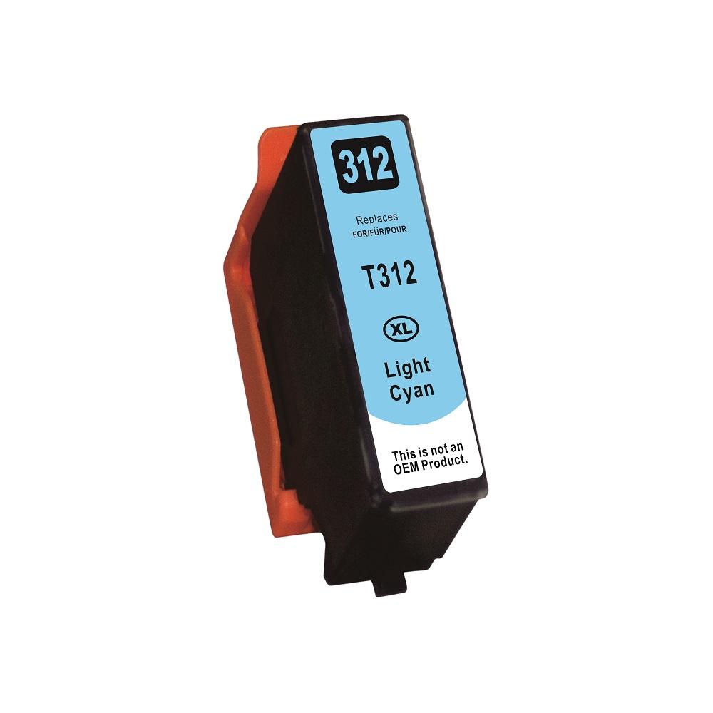 Light Cyan High Yield Ink Cartridge compatible with Epson T312XL520-S (Epson 312XL)