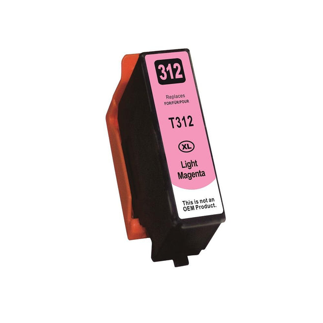 Light Magenta High Yield Ink Cartridge compatible with Epson T312XL620-S (Epson 312XL)