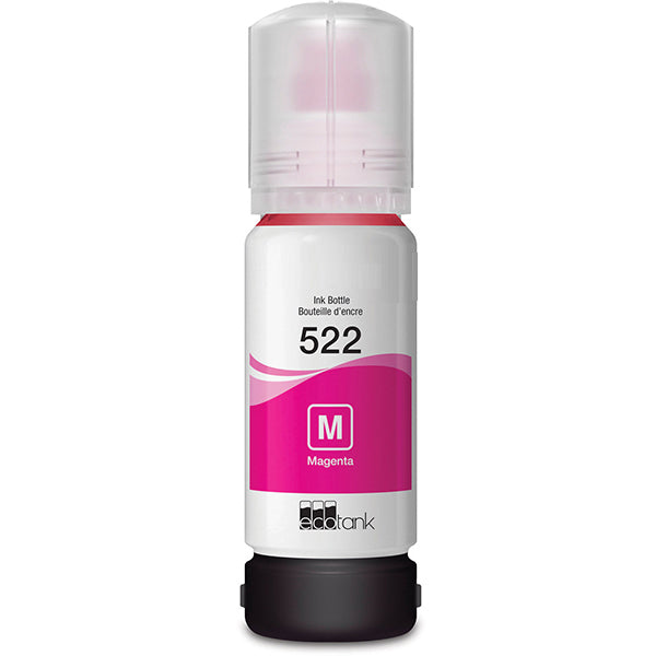 Magenta Ink Bottle compatible with Epson EcoTank T522320-S (Epson 522 T522)