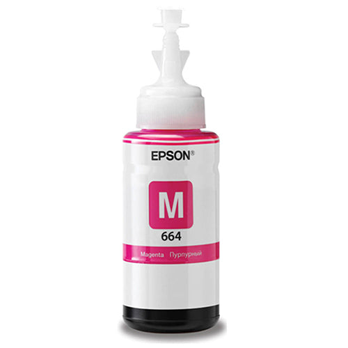 Ecotank Magenta Ink Bottle compatible with the Epson (Epson 664) T664320 Remanufactured or compatible