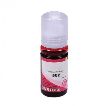 Magenta Ink Bottle compatible with Epson EcoTank T502320-S (Epson 502 T502) 70ml