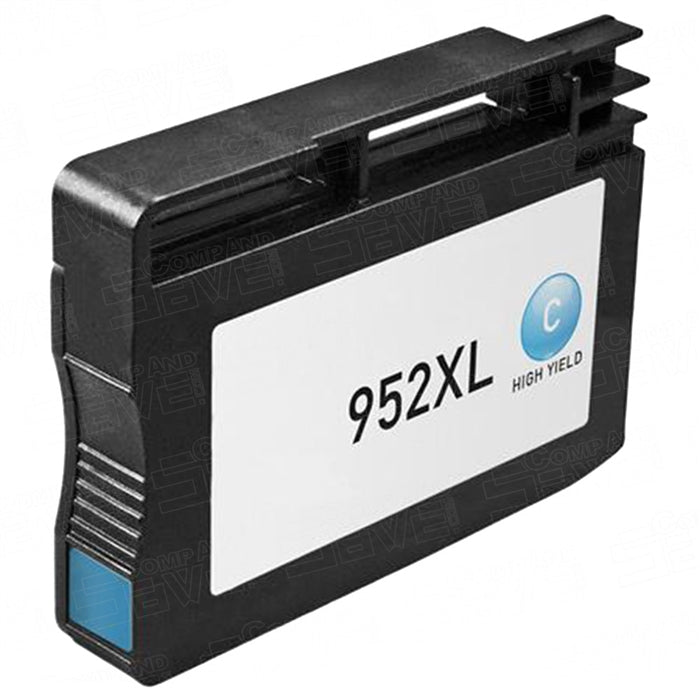 Compatible HP 952XL Cyan High Yield Cartridge (HP L0S61AN High Yield)