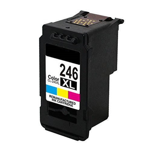 Remanufactured Canon CL-246XL (8280B001AA) Discount Ink Cartridges-Use with pg245xl